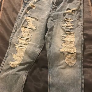 Denim 100% cotton vintage skinny high rise jeans